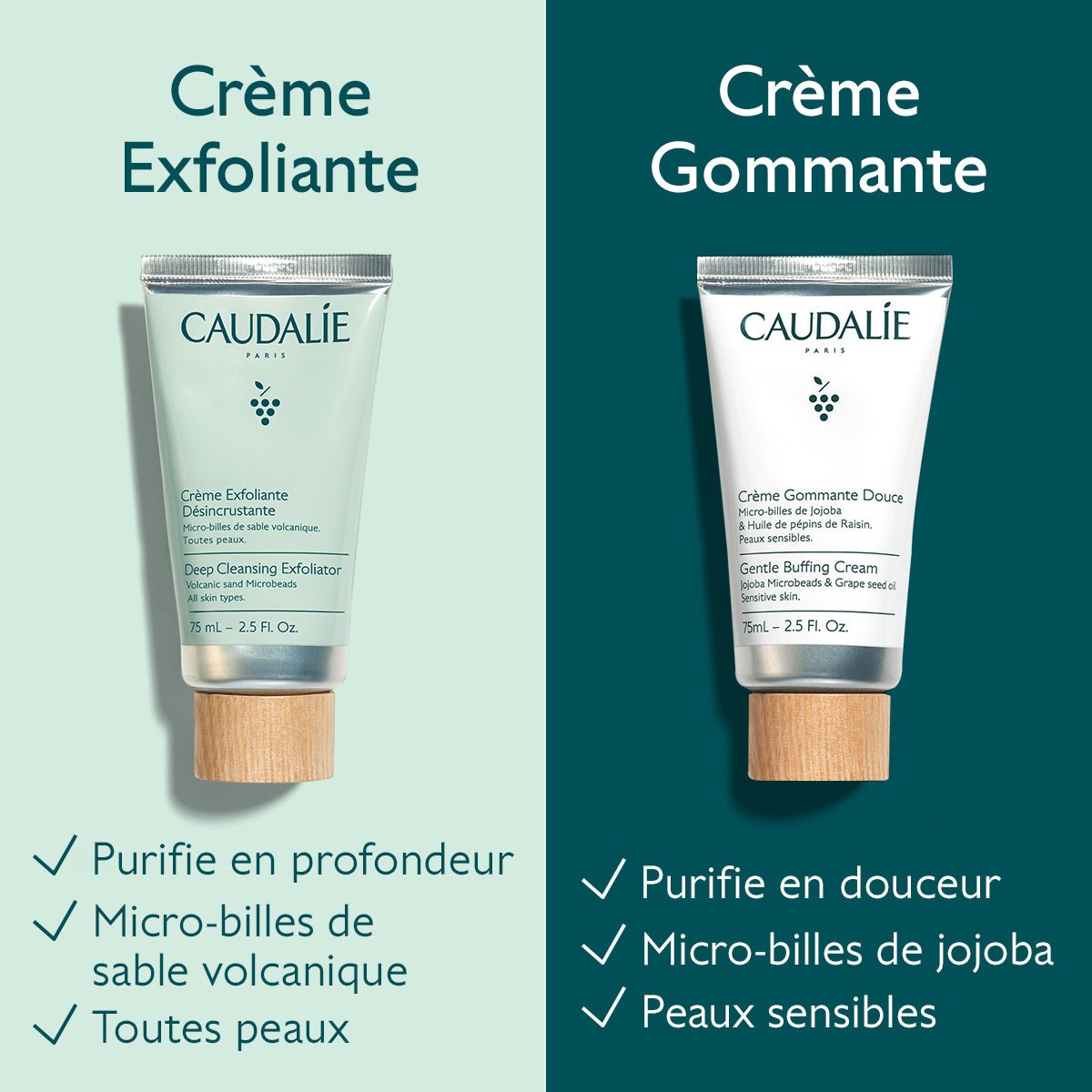 Caudalie Crème Gommante Douce 75ml - La Grande Para