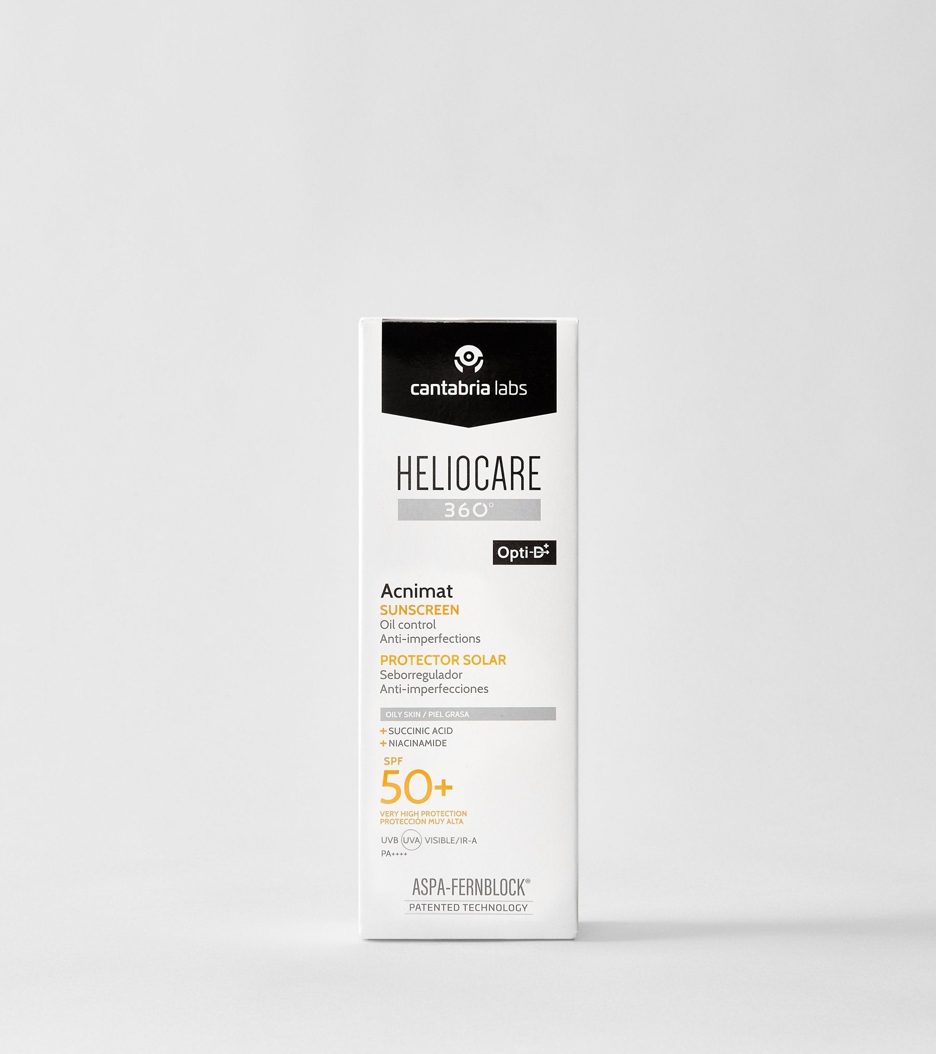 Heliocare 360º Acnimat SPF50+ 50ml - Protection Solaire Peaux Grasses Acné | Anti - Imperfections Matifiant - La Grande Para