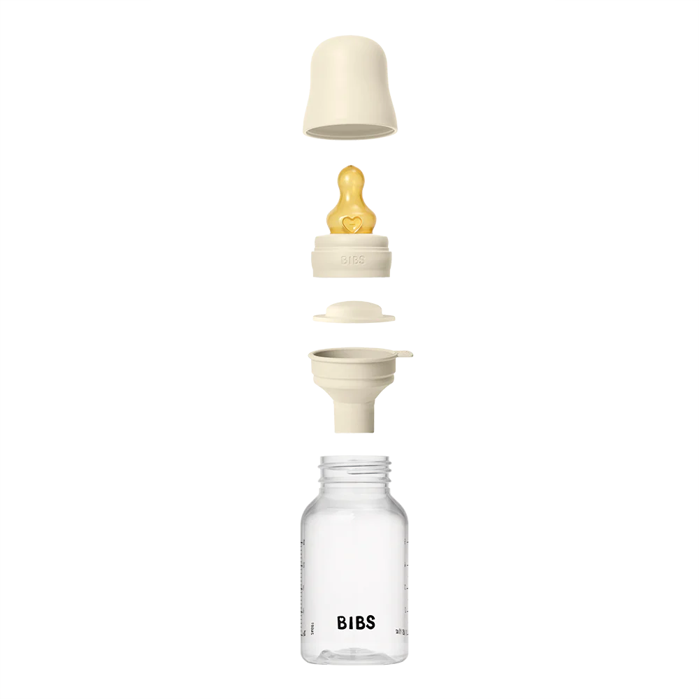 BIBS BIBERON Complete Set 150ml Latex - Ivory