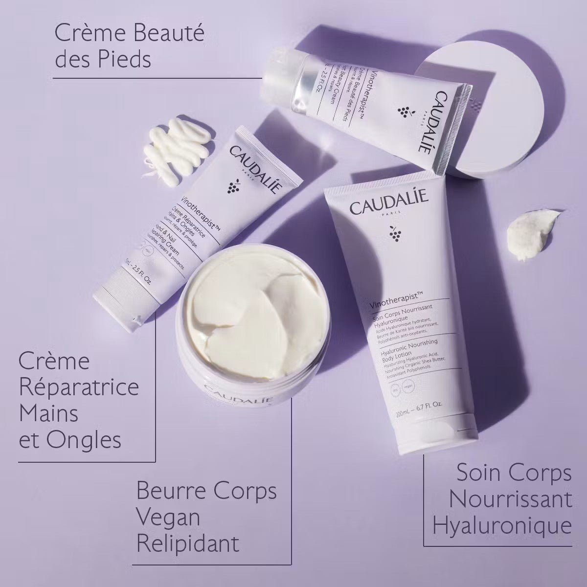 Caudalie Vinotherapist Crème Réparatrice Mains et Ongles 75ml - La Grande Para
