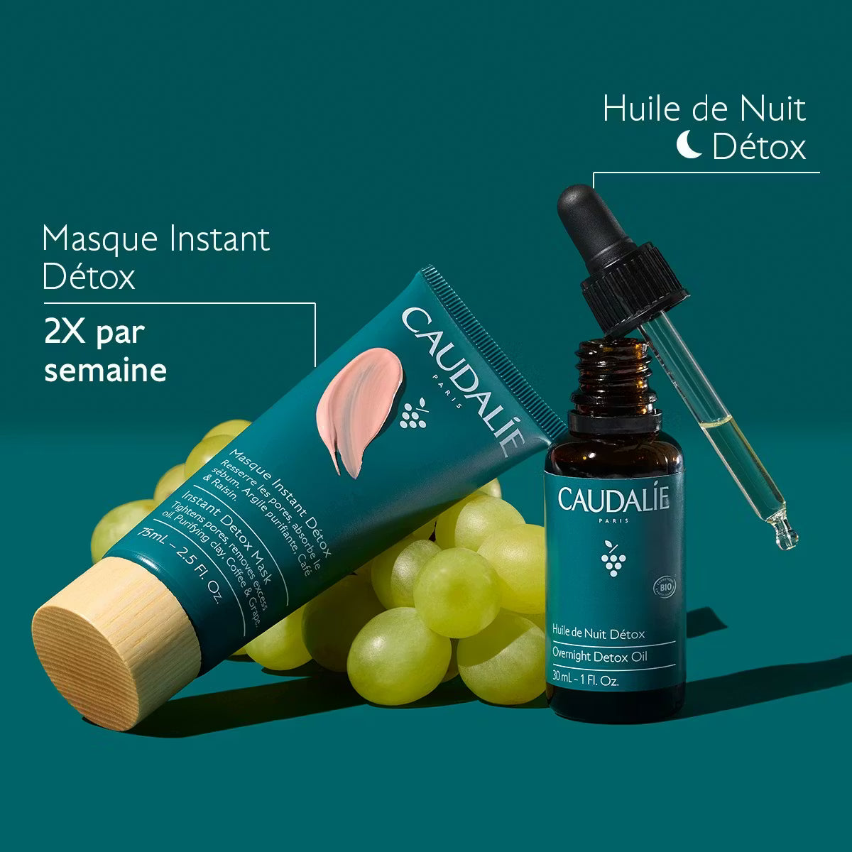 Caudalie Huile de Nuit Détox Bio 30ml 5