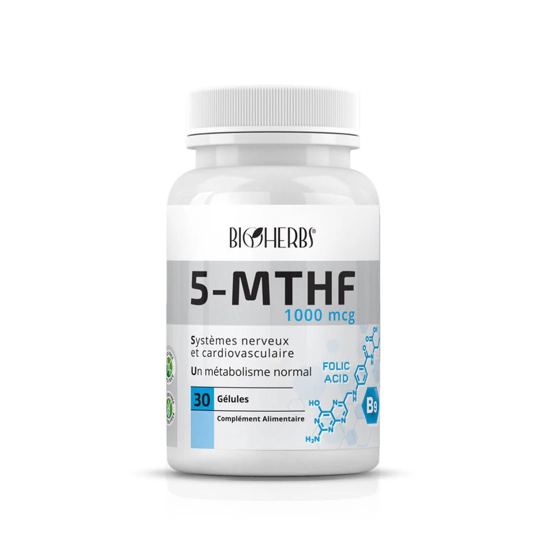 BIOHERBS 5-MTHF : Vitamine B9.