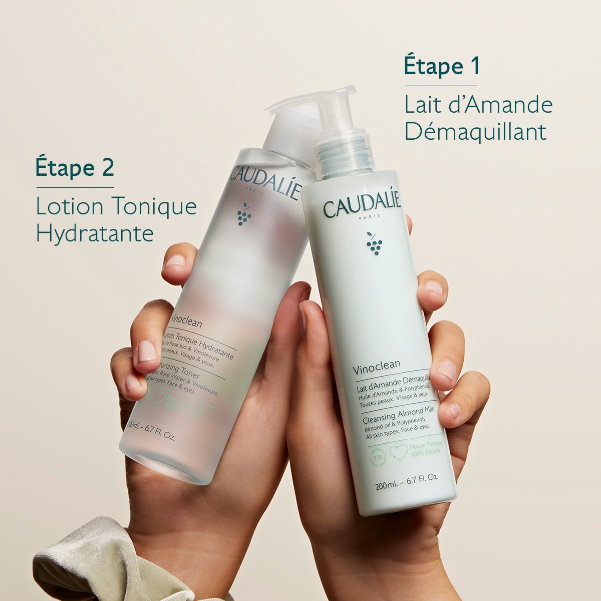 Caudalie Vinoclean Lait d’Amande Démaquillant 200ml - La Grande Para