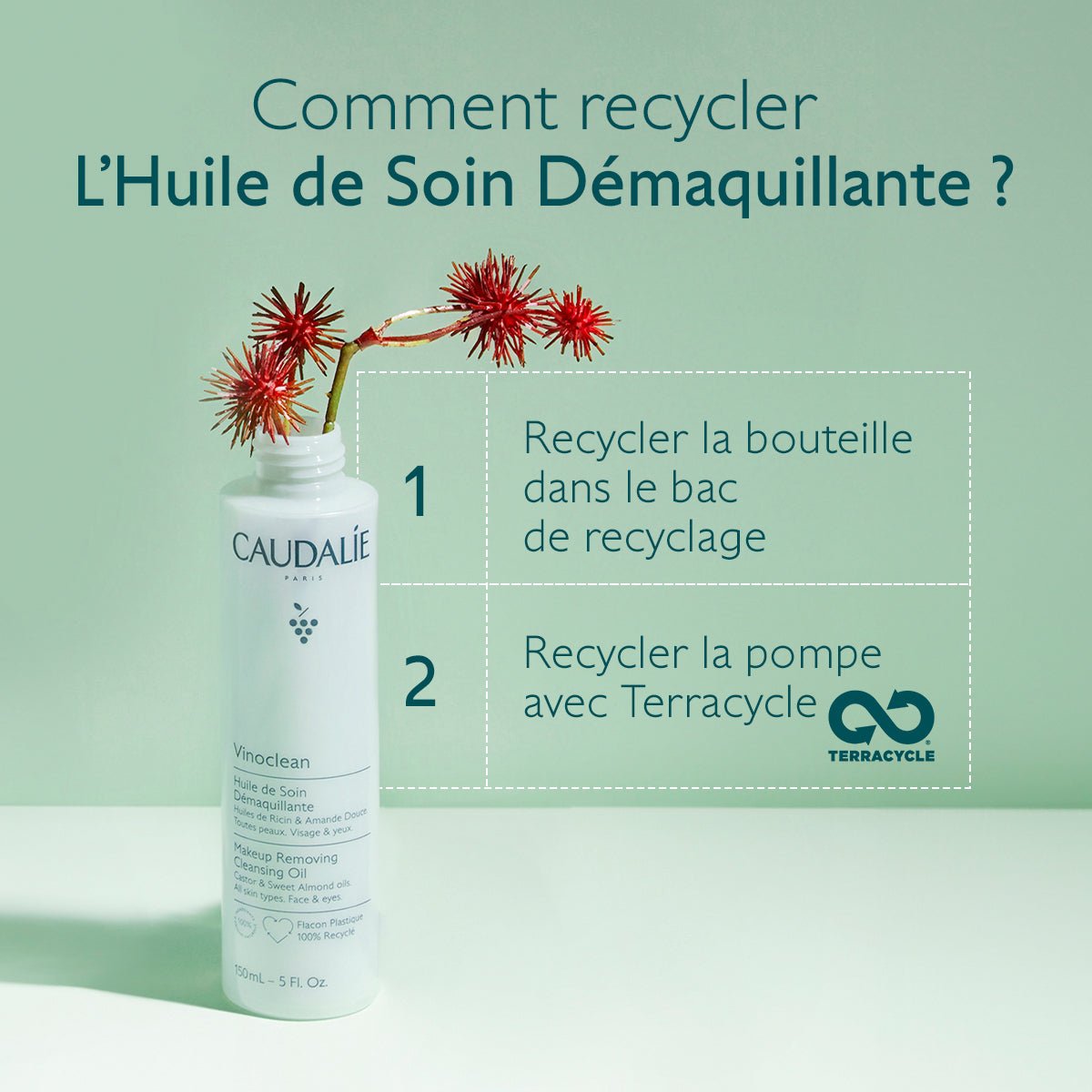 Caudalie Vinoclean Huile de Soin Démaquillante 150ml - La Grande Para