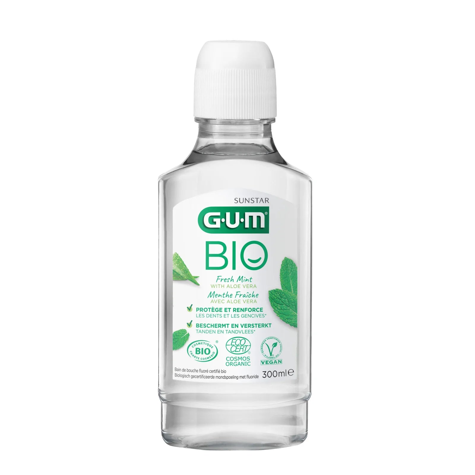 Bain de bouche GUM® BIO – Menthe Fraîche & Aloe Vera 300ml - La Grande Para