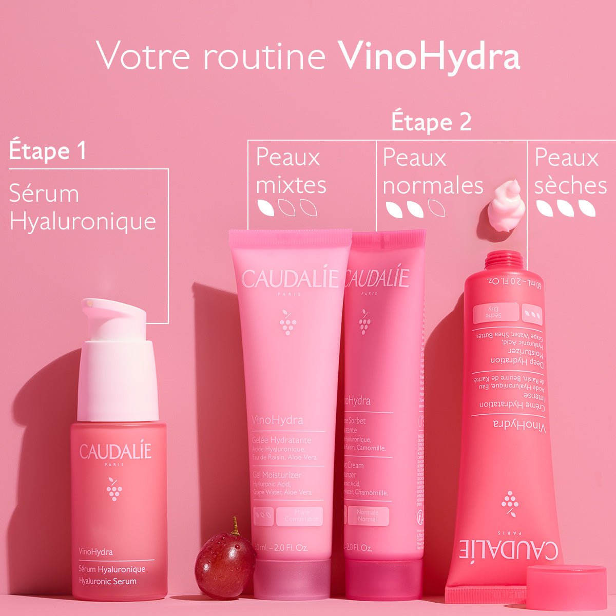 Caudalie VinoHydra Gelée Hydratante 60ml - La Grande Para
