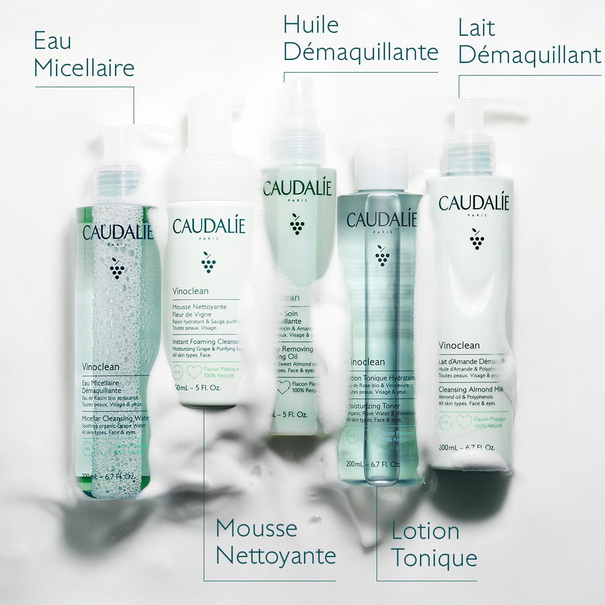 Caudalie Vinoclean Lait d’Amande Démaquillant 200ml - La Grande Para