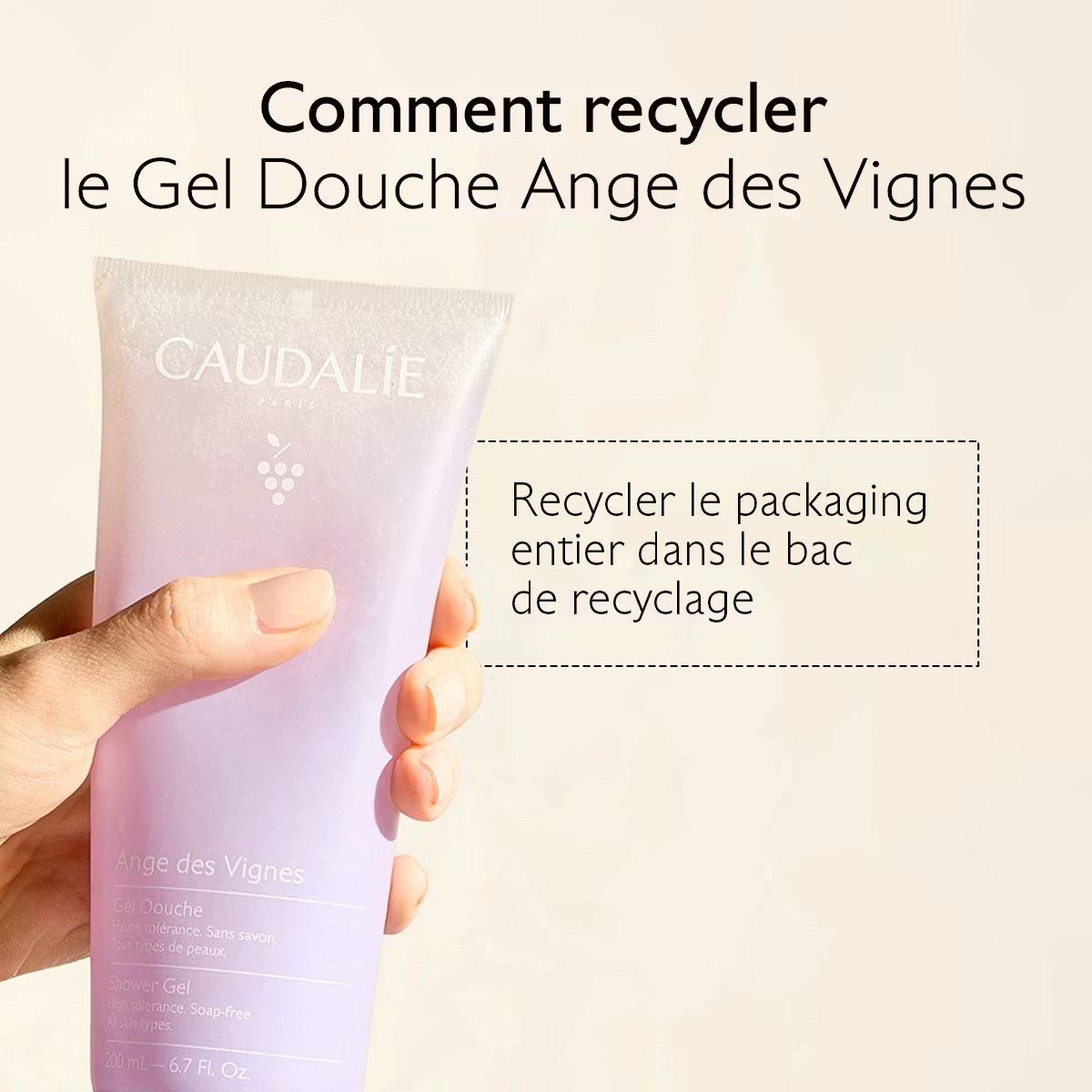 Caudalie Gel Douche Ange des Vignes 200ml - La Grande Para