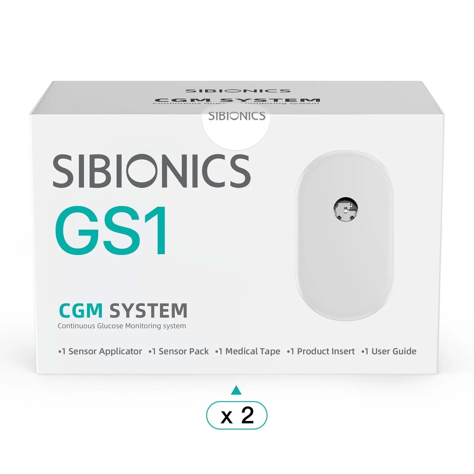 SIBIONICS GS1  Système de surveillance continue du glucose(CE PRODUIT N'EST PAS éligible au code promo)