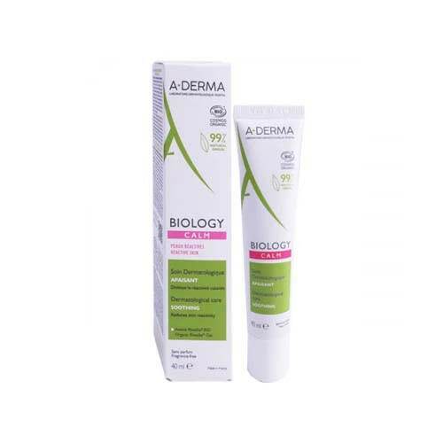 A-DERMA BIOLOGY CALM SOIN APAISANT PEAUX REACTIVES 40ML - La Grande Para