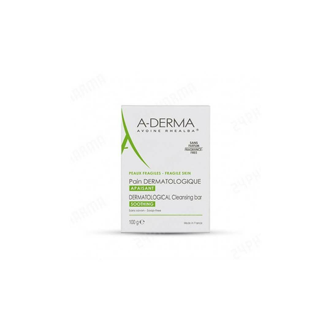 A-DERMA PAIN DERMATOLOGIQUE AU LAIT D'AVOINE, 100g.