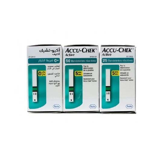 ACCU-CHEK COFFRET 100 BANDELETTE+25 BANDELETTE (GRATUIT)