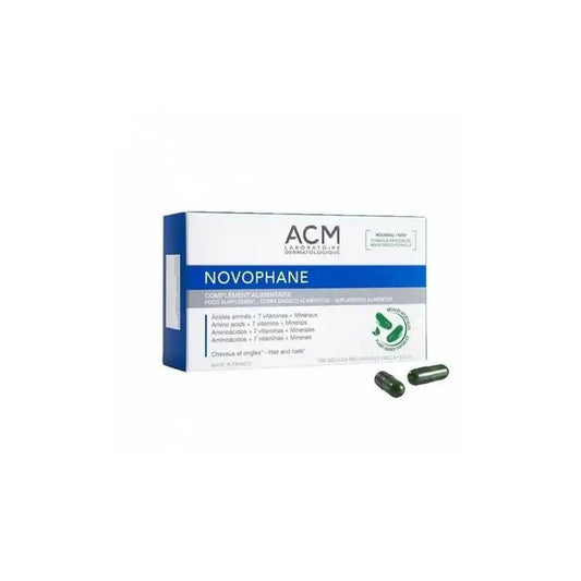 ACM NOVOPHANE ONGLES & CHEVEUX 60 GELULES.