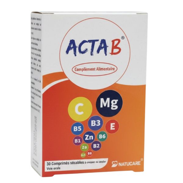 NATUCARE Acta B 30 Comprimés — Complexe Vitamines B