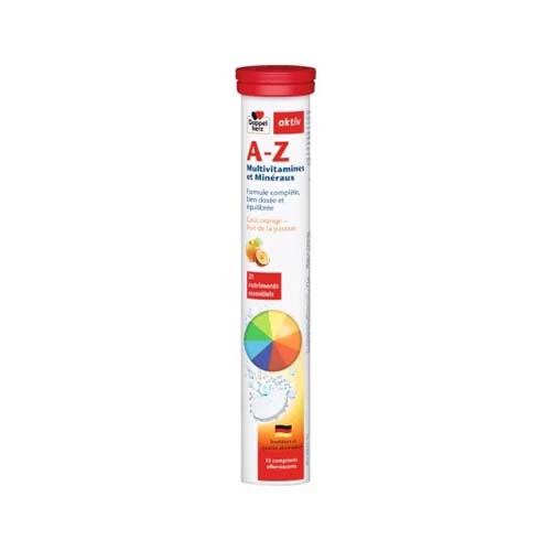 AKTIV A-Z MULTIVITAMINES ET MINERAUX 15 COMPRIMES EFFERVESCENTS