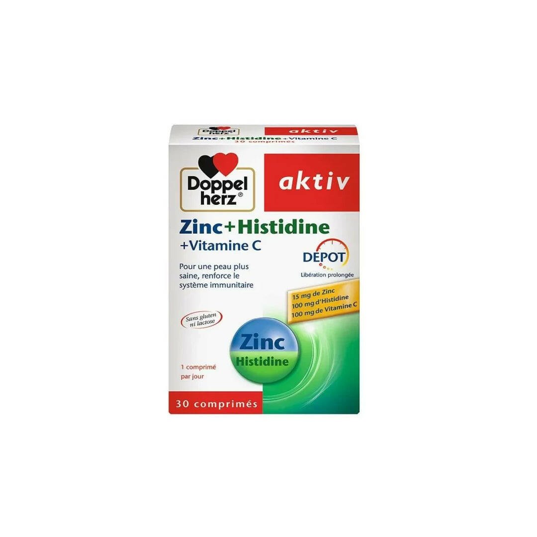 AKTIV ZINC+HISTIDINE+VITAMINE C 30 COMPRIMES.