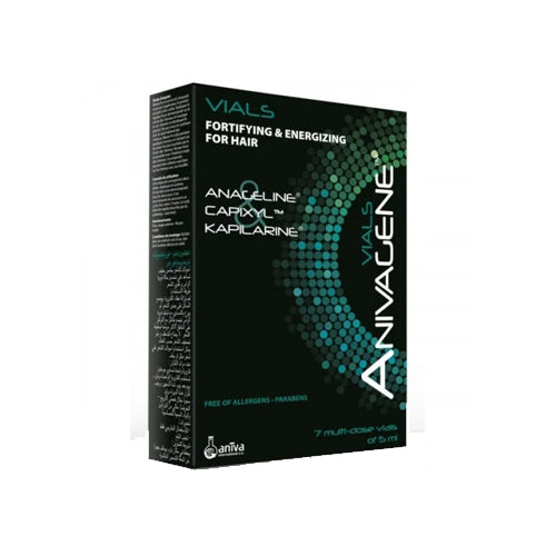 ANIVAGENE AMPOULE ANTI CHUTE FORTIFIANT & ENERGISANT 7*5ML.