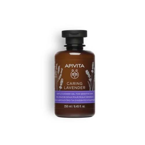 APIVITA CARING LAVENDER GEL DOUCHE DOUX POUR PEAUX SENSIBLES 250 ML