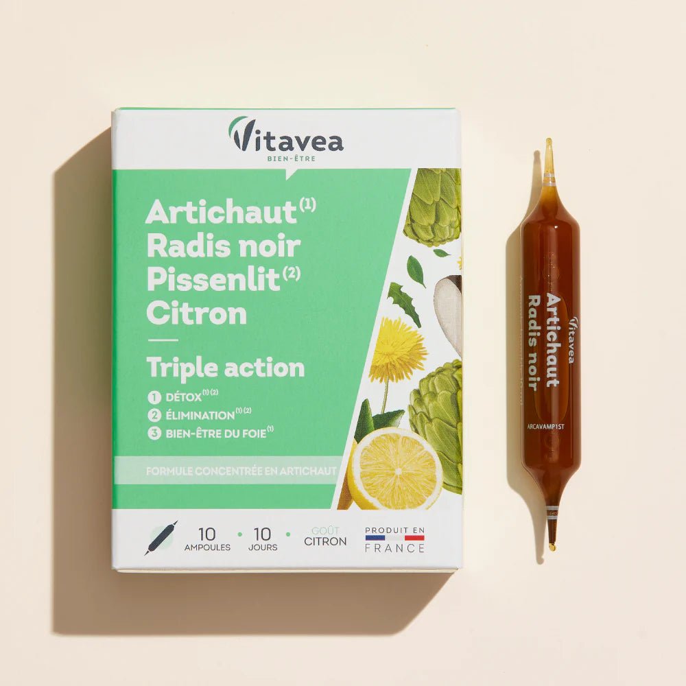 Vitavea Bien-être - Artichaut Radis noir Pissenlit Citron.