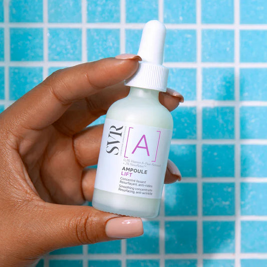 SVR Ampoule para dermatologique pour soins intensifs, formule concentrée adaptée à tous types de peau.