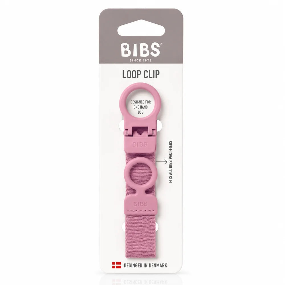 BIBS Attache Tétine Loop Bubblegum