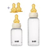 BIBS COFFRET Baby Bottle Grow and Flow set 150ml/270ml Latex - Ivory