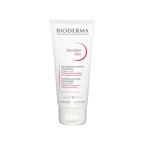BIODERMA SENSIBIO DS+ GEL NETTOYANT PEAUX SENSIBLES, 200ML.