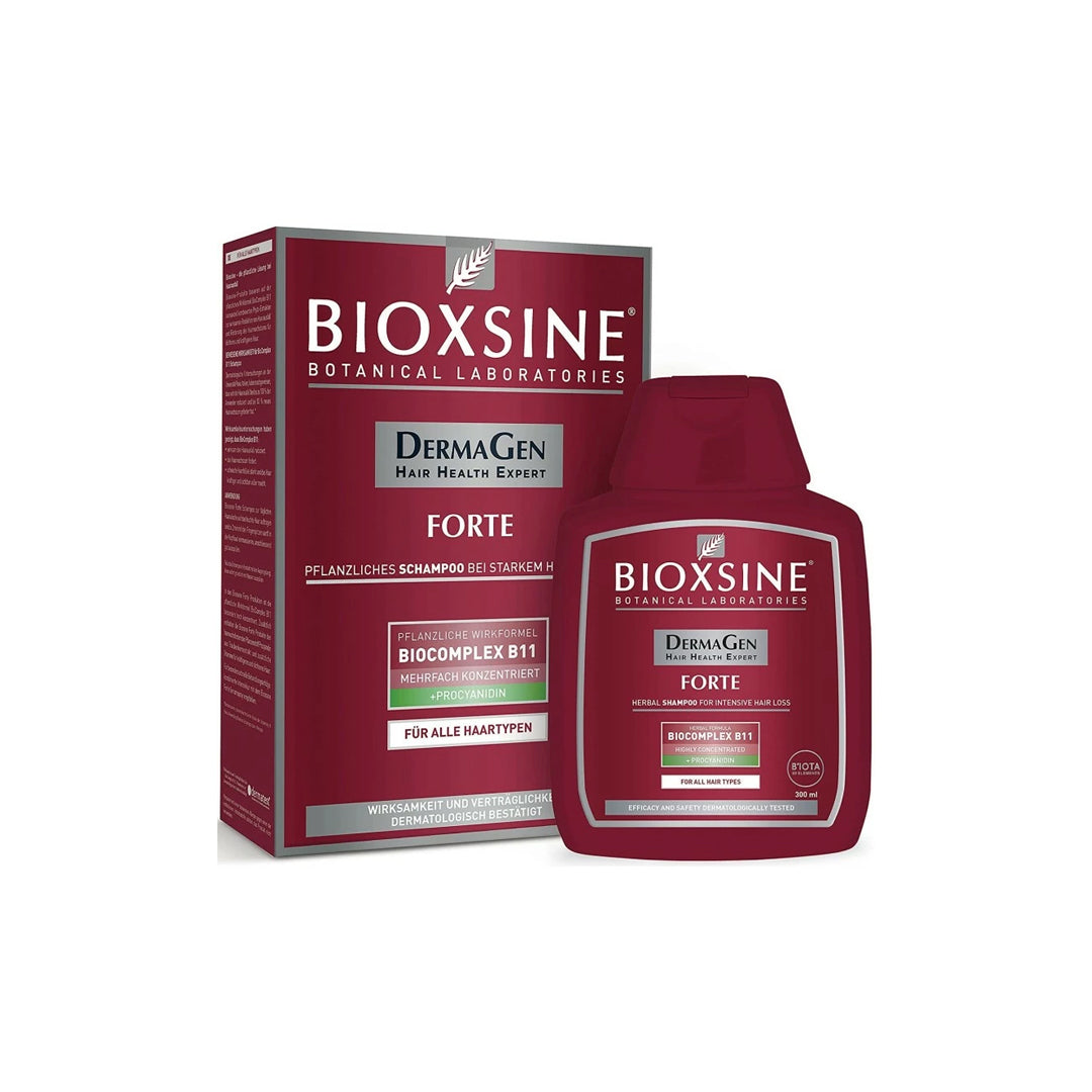 BIOXSINE Shampooing Anti Chute Forte Tous Types de Cheveux 300ml