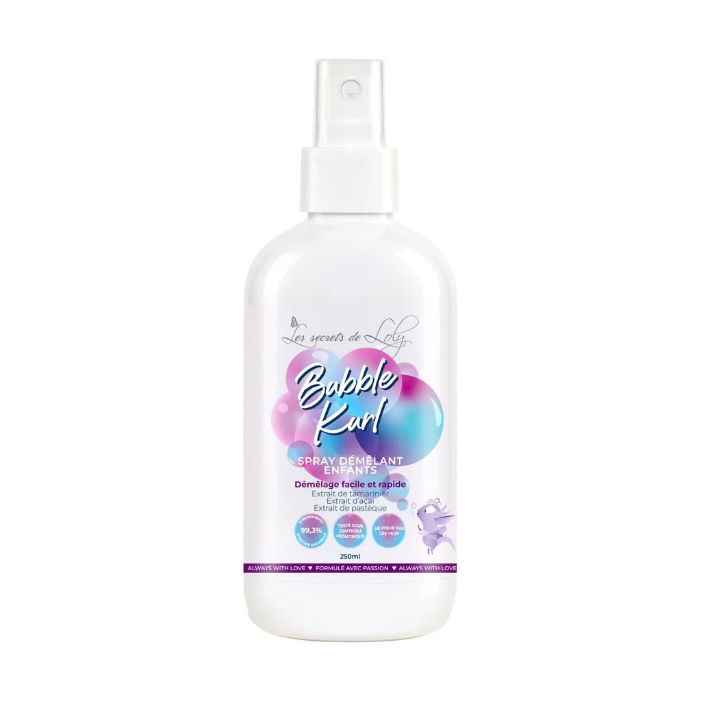 Bubble Kurl – Spray Démêlant Enfants Cheveux Texturés 250ml | Les Secrets de Loly - La Grande Para