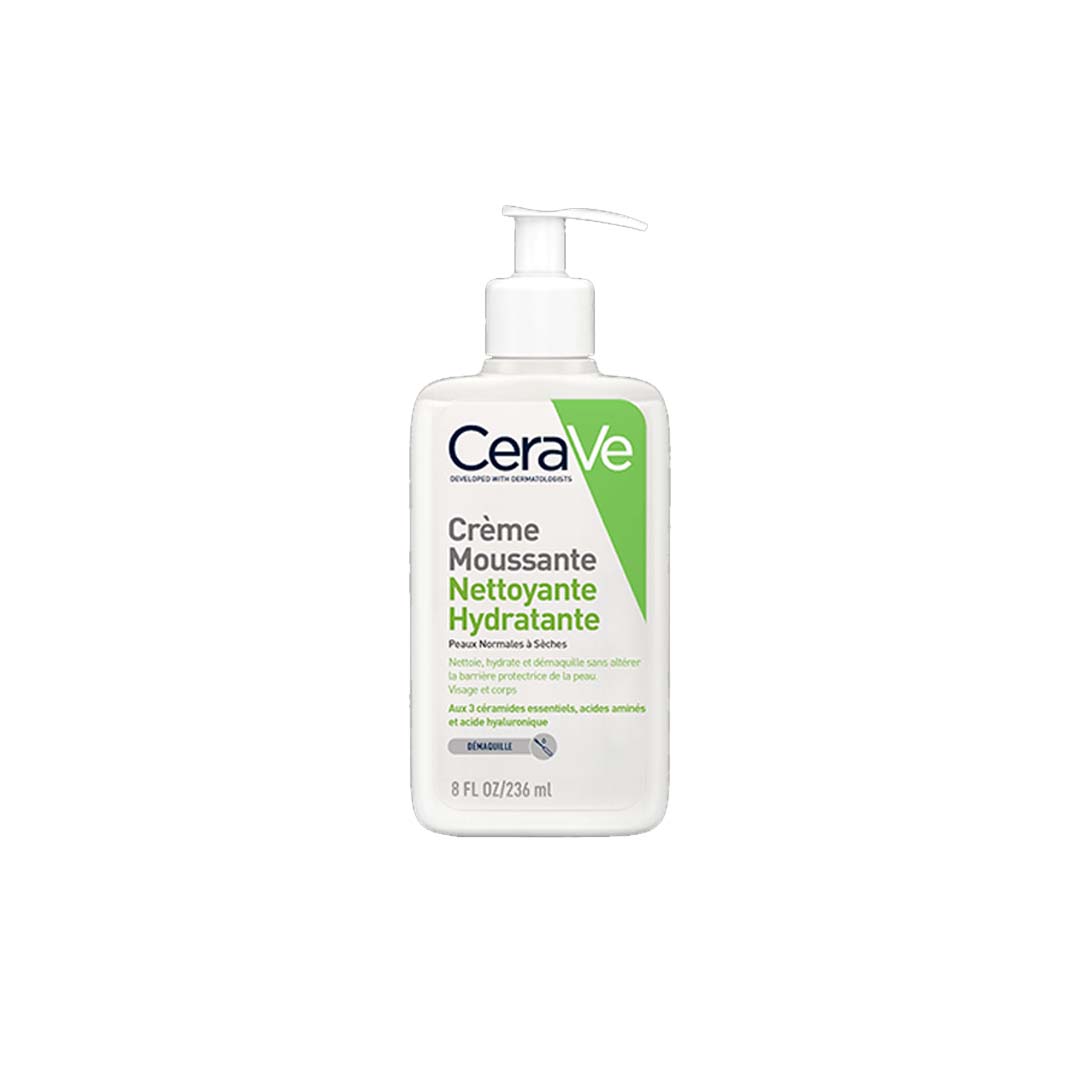 CERAVE CREME MOUSSANTE NETTOYANTE HYDRATANTE 236 ML