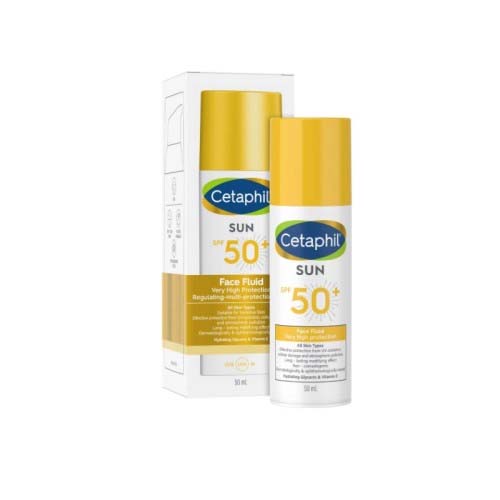 CETAPHIL SUN FACE FLUID INVISIBLE SPF50+, 50ML.