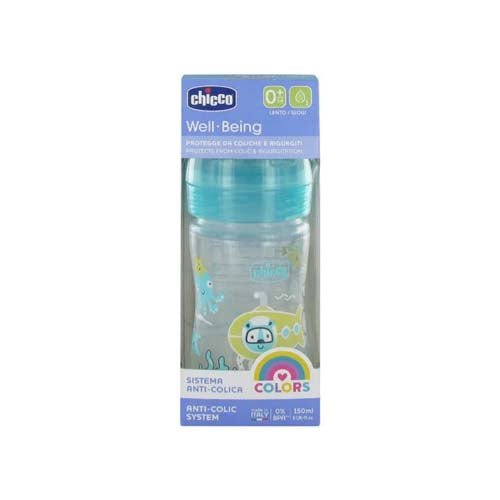 CHICCO BIBERON WELL-BEING EN POLYPROPYLÈNE 150 ML.