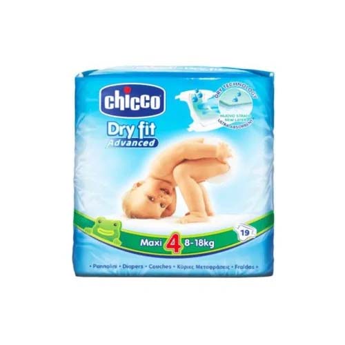 CHICCO DRY FIT COUCHE MAXI 8-18KG 19 PIECES