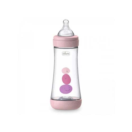 CHICCO PERFECT-5 SILICONE BOTTLE 300ML 4M+.