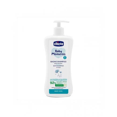 CHICCO SHAMPOOING CHEVEUX&CORPS BABY MOMENTS, 500 ml