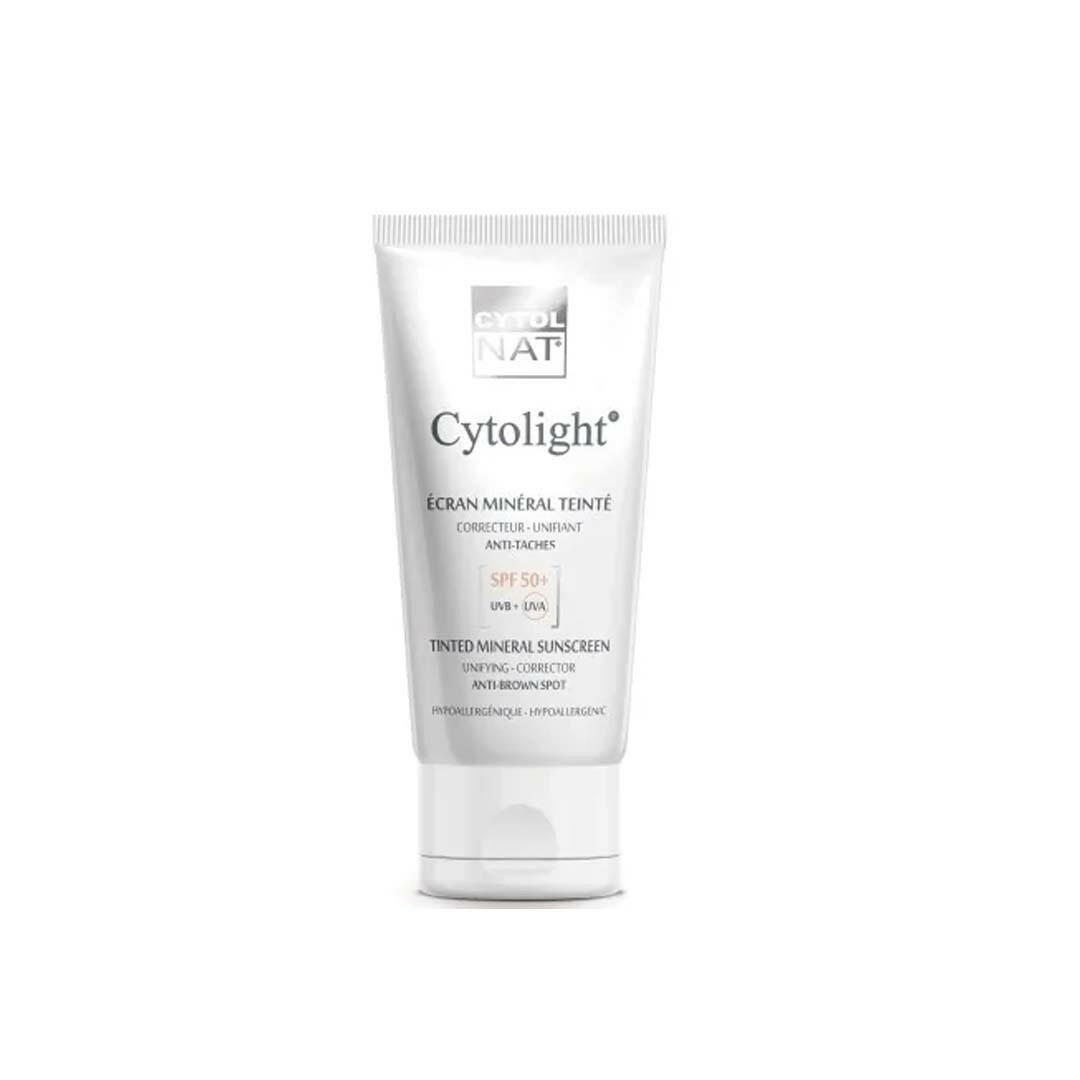 CYTOLIGHT ECRAN MINERAL TEINTEE ANTI TAHES SPF50+ 50ML.