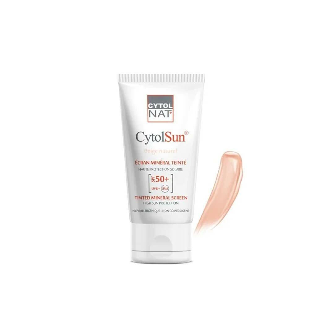 CYTOLNAT CYTOLSUN ECRAN SPF50+ TEINTE BEIGE NATUREL 50ML.