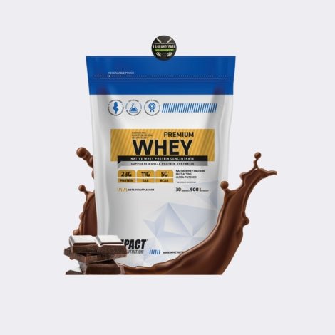 IMPACT Premium Whey Isolate Format Eco 900g - Protéine Pure