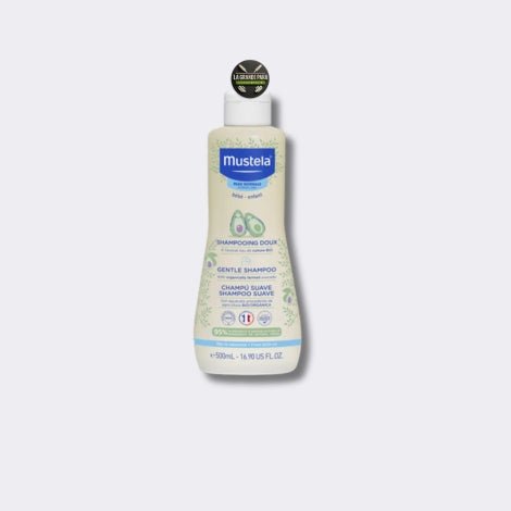 MUSTELA Shampooing Doux Cheveux 500ml - Soin Capillaire Bébé à l'Avocat