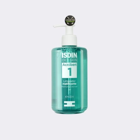 ISDIN Acniben Gel Nettoyant Matifiant 400ml - Peaux Grasses Acnéiques Tunisie