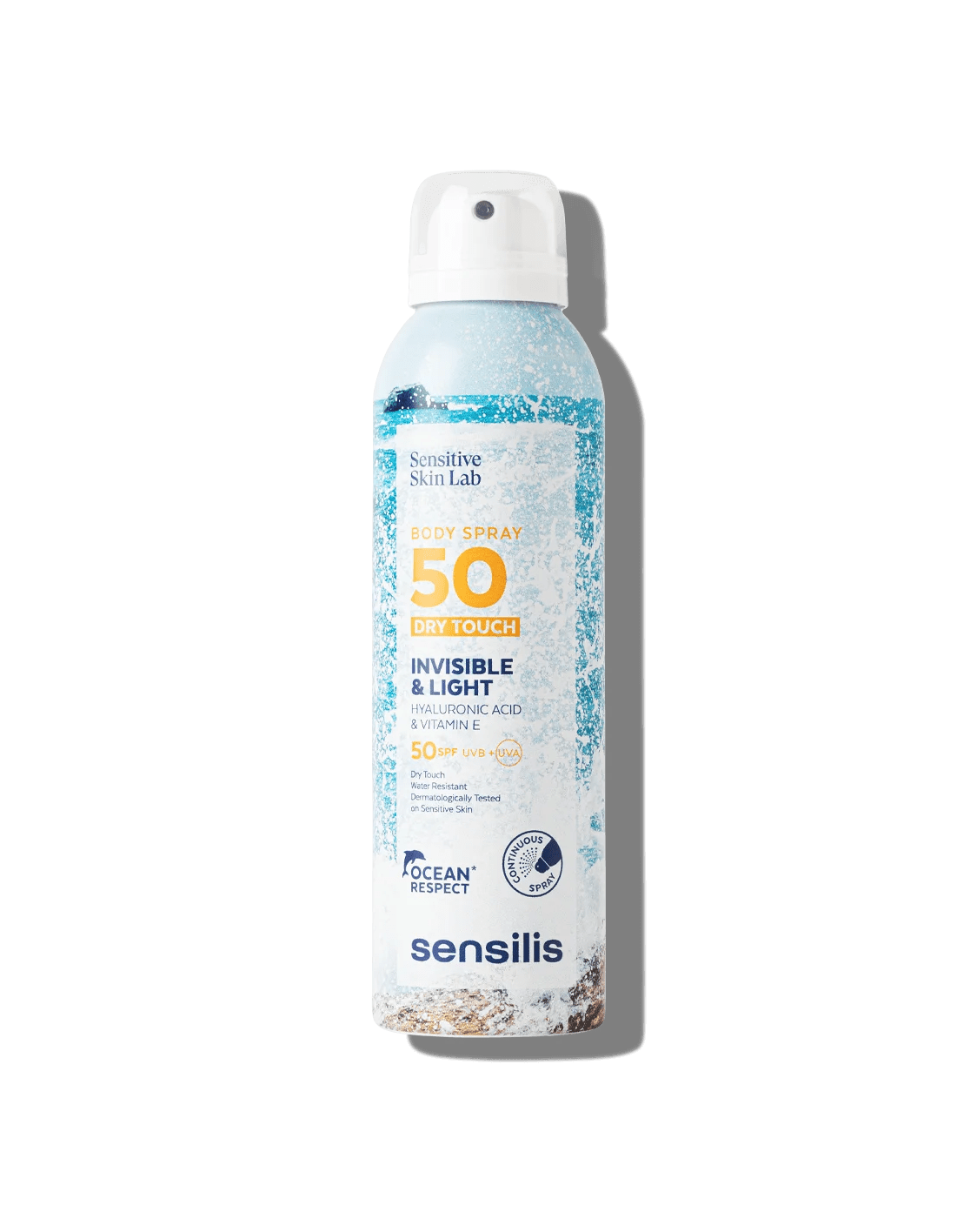 SENSILIS SUN SECRET BODY SPRAY TOUCHER SEC SPF50+ 200ML