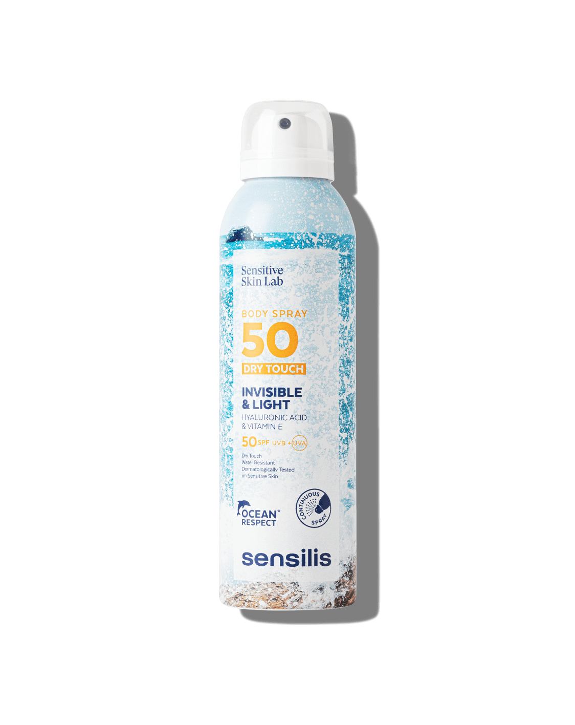 SENSILIS SUN SECRET BODY SPRAY TOUCHER SEC SPF50+ 200ML