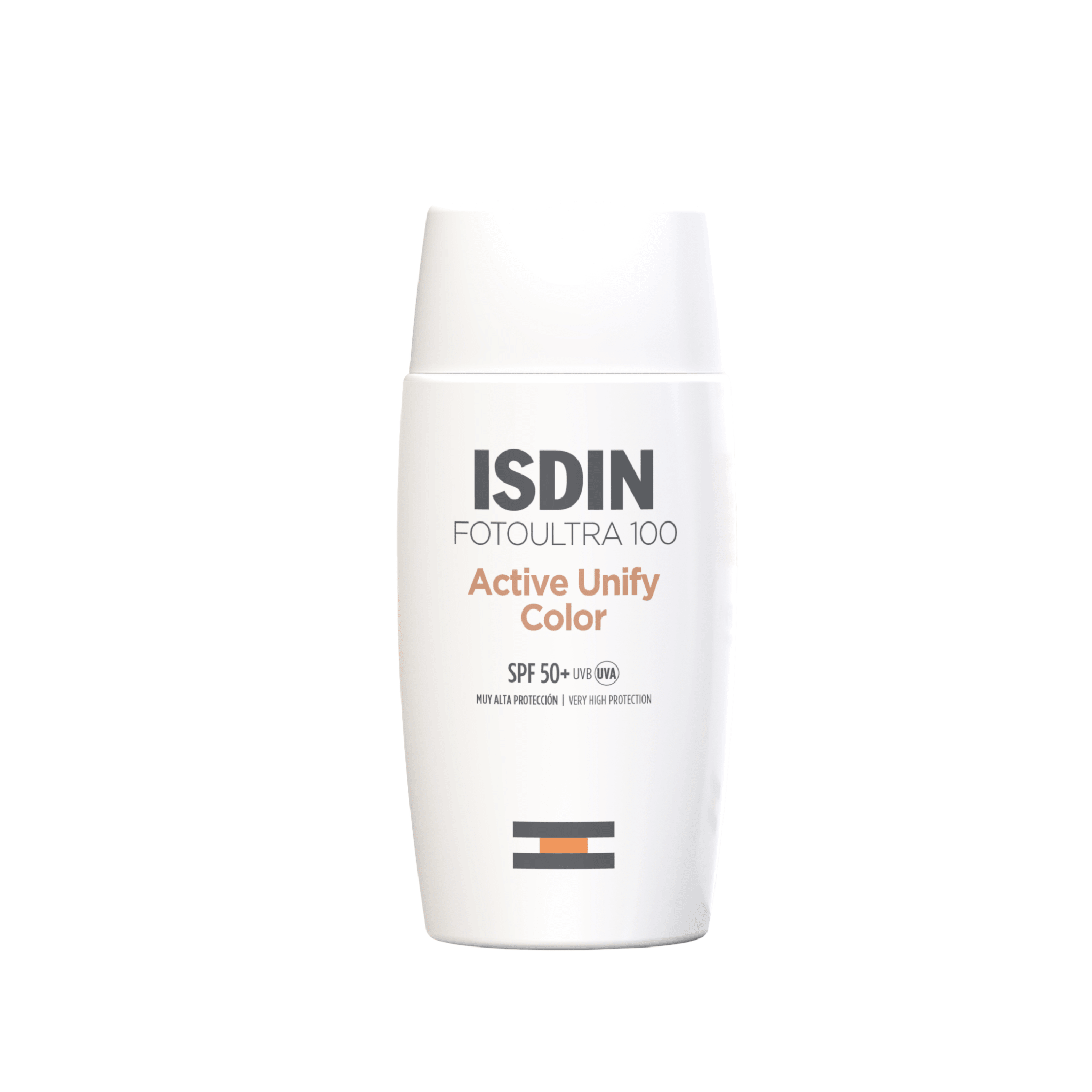 ISDIN Active Unify Fusion Fluide Teintée SPF50+ 50ml - Anti - Taches Protection Solaire - La Grande Para