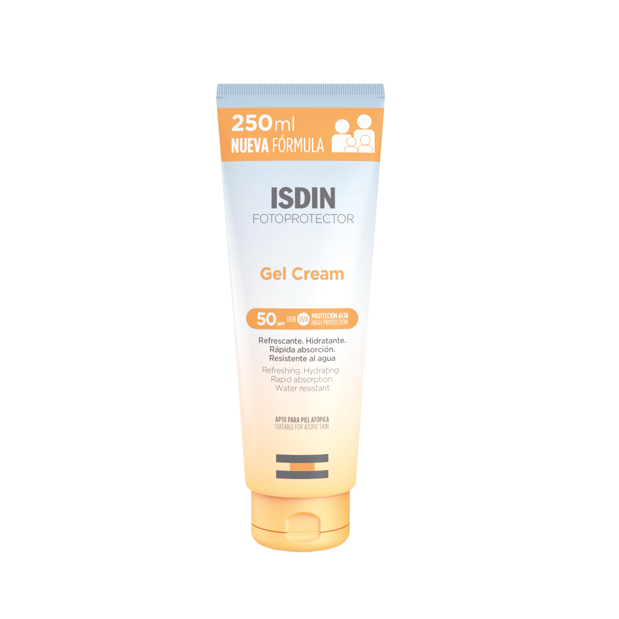 ISDIN Photoprotecteur Gel-Crème SPF50+ 250ml - Protection Solaire Familiale Tunisie