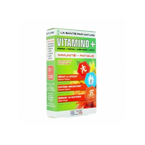 ERIC FAVRE VITAMINO+ IMMUNITE ET FATIGUE 30 COMPRIMES