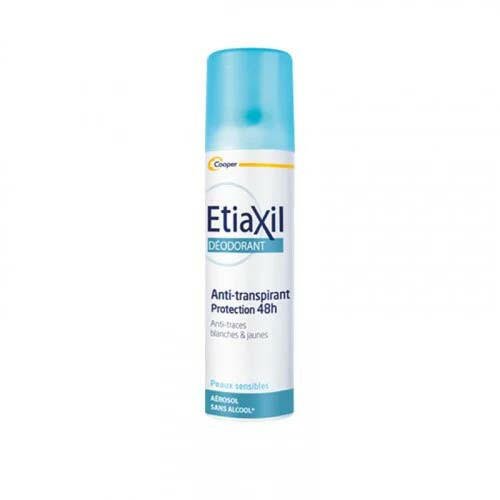 ETIAXIL AEROSOL DEODORANT ANTI-TRANSPIRANT 48H ANTI-TRACES 150ML.