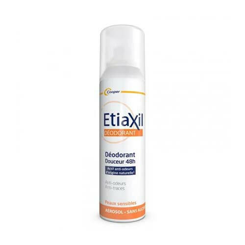 ETIAXIL AEROSOL DEODORANT DOUCEUR 48H ANTI-ODEURS 150ML.