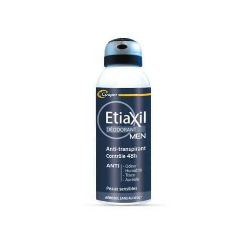 ETIAXIL COOPER DEODORANT MEN ANTI-TRANSPIRANT CONTROLE 48H 150ML.