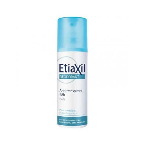 ETIAXIL DEODORANT PIEDS ANTI-TRANSPIRANT 48H 100ML.