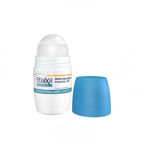 ETIAXIL ROLL-ON DEODORANT ANTI-TRANSPIRANT 48H ANTI-TRACES 50ML.